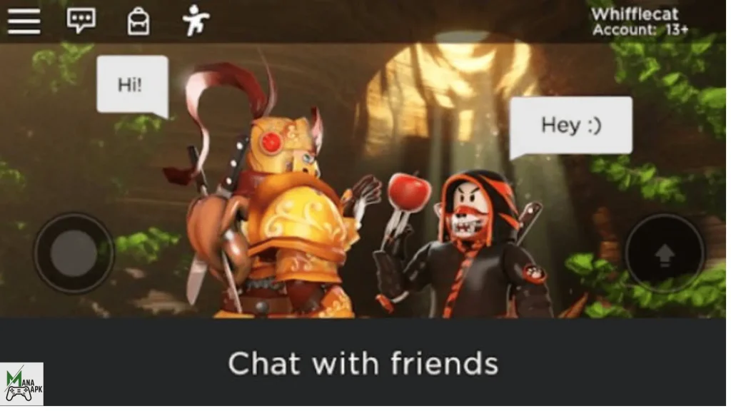 Roblox Mod Apk ( feature chat with friends)