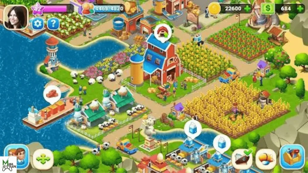 مزرعة المدينة Mod Apk