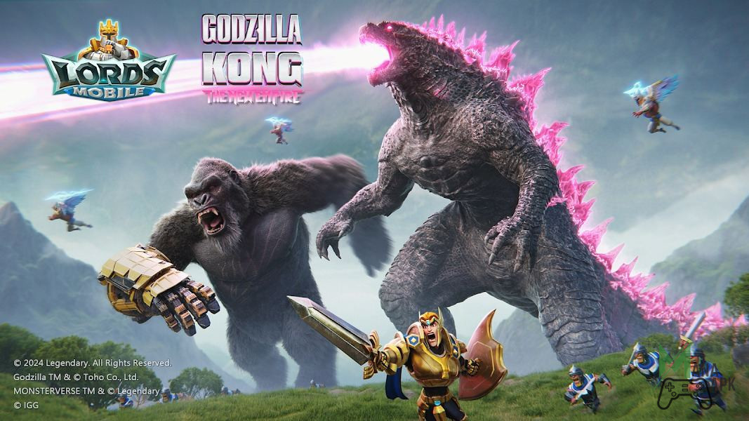 Download Lords Mobile Godzilla Kong War MOD APK