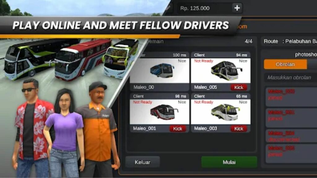 Gameplay of Bus Simulator Indonesia Mod Apk