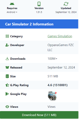 How to Download Car Simulator 2 Mod APK (Hack) 