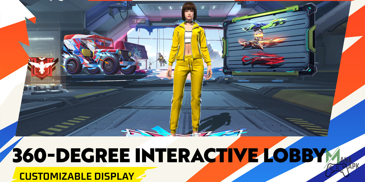 Free Fire Max Apk Interactive Lobby