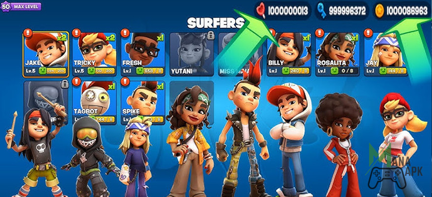 Subway Surfers Mod APK all characters