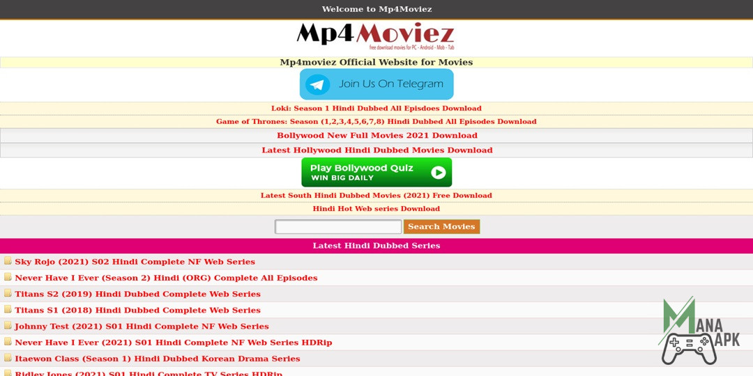 mp4moviez apk menu