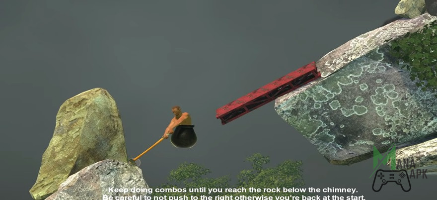 Getting Over it APK Starting hill