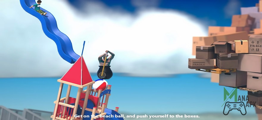 Getting over it APK amusement park part