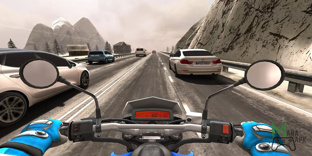 Traffic Rider Mod APK Gameplay