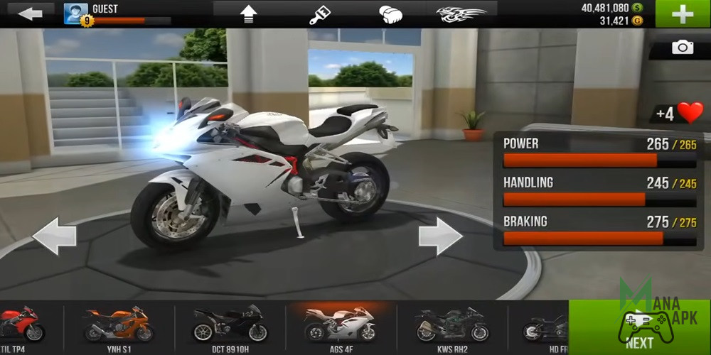 Traffic Rider Mod APK to Get AGS 4F